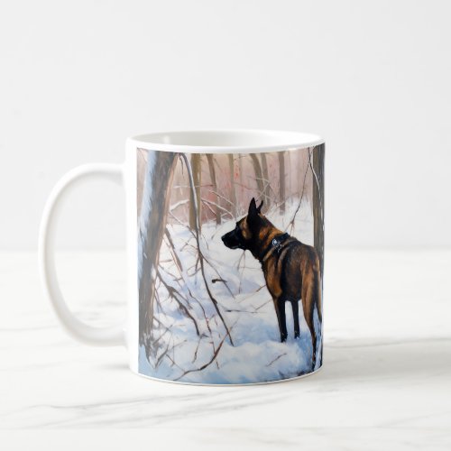 Belgian Malinois Let It Snow Christmas Coffee Mug