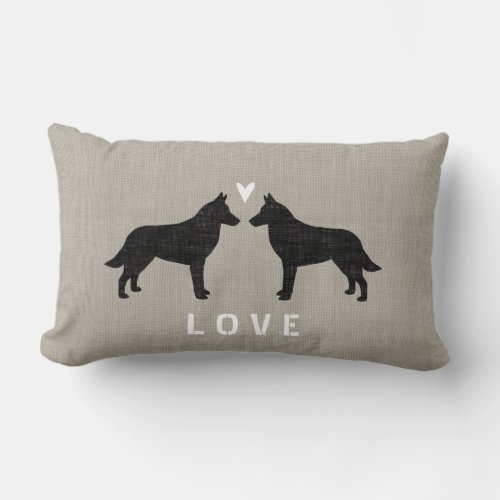 Belgian Malinois Love Lumbar Pillow