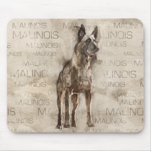 Belgian Malinois _ Mechelaar  _ Maligator Mouse Pad