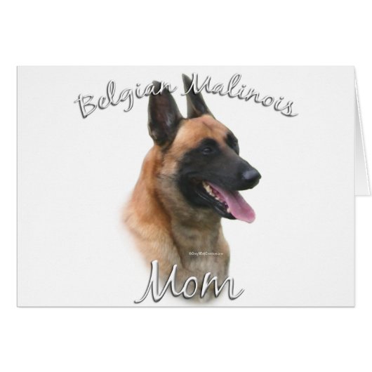 Belgian Malinois Mom 2 Cards (Front Horizontal)