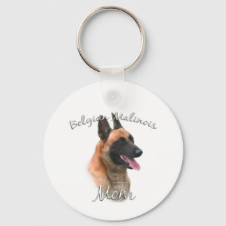 Belgian Malinois Mom 2 Keychain