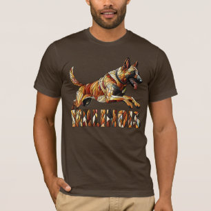 Belgian Malinois - Mosaic Art T-Shirt