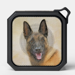 Belgian Malinois Painting - Cute Original Dog Art Bluetooth Speaker