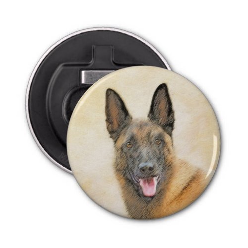 Belgian Malinois Painting _ Cute Original Dog Art Bottle Opener