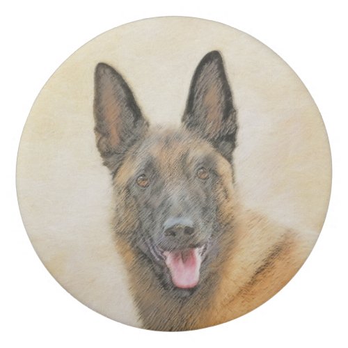 Belgian Malinois Painting _ Cute Original Dog Art Eraser