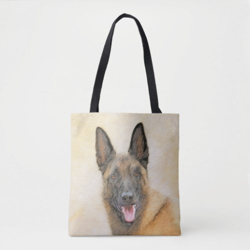 Belgian Malinois Painting _ Cute Original Dog Art Tote Bag