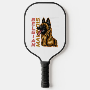 Belgian Malinois Pickleball Paddle