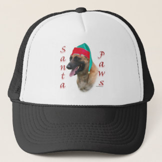 Belgian Malinois Santa Paws;Santa Belgian Malinois Trucker Hat