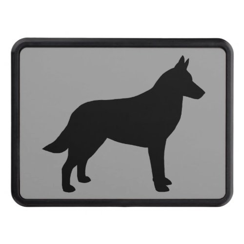 Belgian Malinois Silhouette Hitch Cover