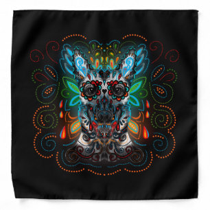 Belgian Malinois - Sugar Skull Bandana