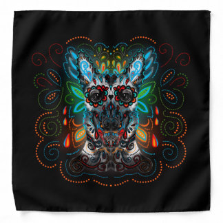 Belgian Malinois - Sugar Skull Bandana