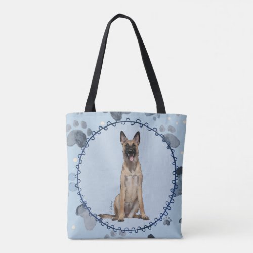 Belgian Malinois Tote Bag