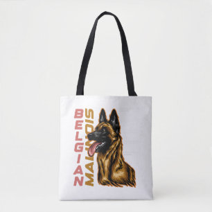 Belgian Malinois   Tote Bag