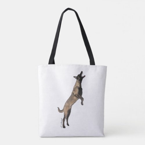 Belgian Malinois Tote Bag