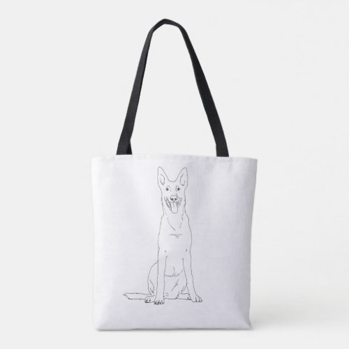 Belgian Malinois Tote Bag