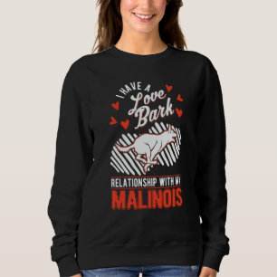 Belgian Malinois Valentine's Day Meleche Herder Ma Sweatshirt