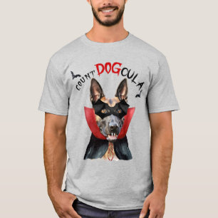 Belgian Malinois Vampire Dog Funny Halloween T-Shirt