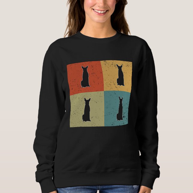 Belgian Malinois Vintage  3 Sweatshirt (Front)