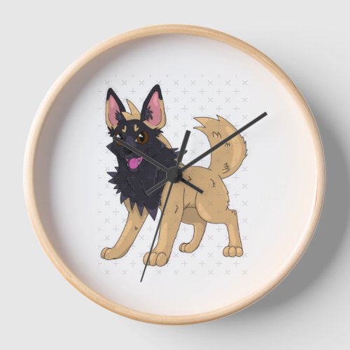 Belgian Malinois x Pooch yena Clock