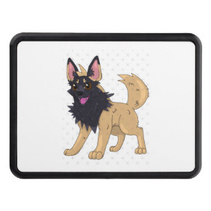 Belgian Malinois x Pooch yena Hitch Cover
