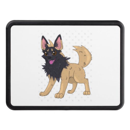 Belgian Malinois x Pooch yena   Hitch Cover