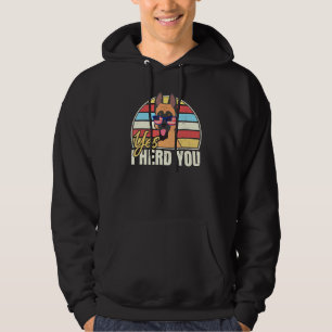 Belgian Malinois Yes I Herd You Maligator Dog Vint Hoodie