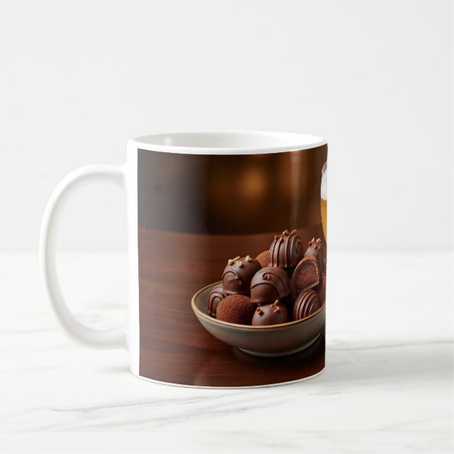 Belgian Praline and Beer Tasting Souvenir Mug (Left)