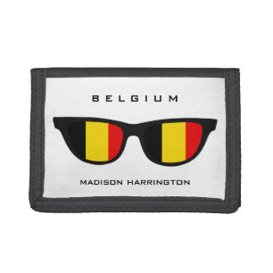 Belgian Shades custom name Trifold Wallet