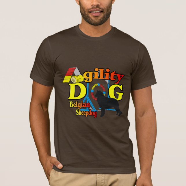 Belgian Sheepdog Agility Shirts Gifts (Front)