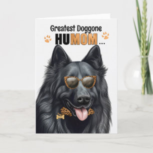 Belgian Sheepdog Best HuMOM Ever Mother's Day Holiday Card