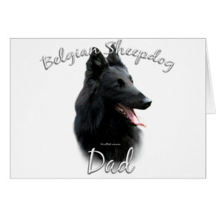 Belgian Sheepdog Dad 2 Cards