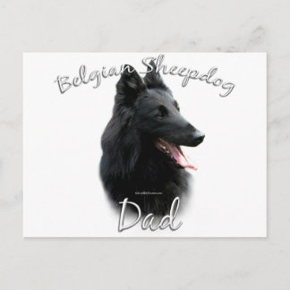 Belgian Sheepdog Dad 2 Postcard