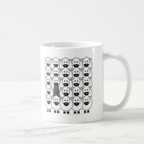 Belgian Sheepdog in the Sheep Coffee Mug