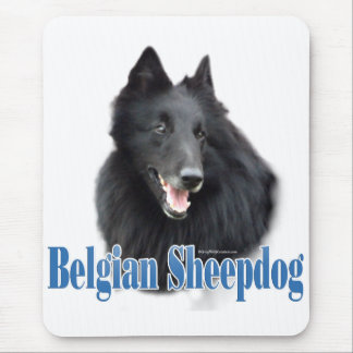 Belgian Sheepdog Name Mouse Pad