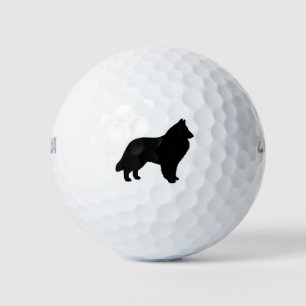 Belgian Sheepdog Silhouette Golf Balls