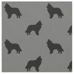 Belgian Sheepdog Silhouettes Belgian Shepherds Fabric