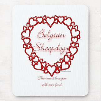 Belgian Sheepdog True Love Mouse Pad