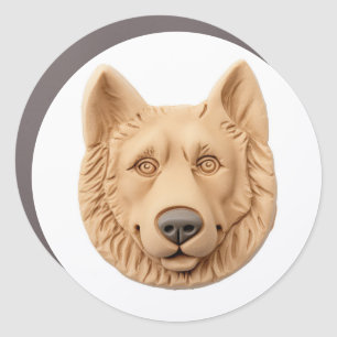 Belgian Shepherd Dog 3D Inspired Car Magnet