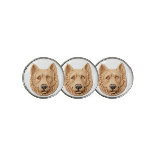 Belgian Shepherd Dog 3D Inspired Golf Ball Marker