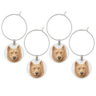 Belgian Shepherd Dog 3D Inspired Wine Charm
