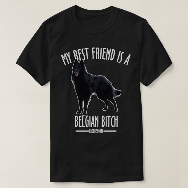 Belgian Shepherd Groenendael T-Shirt (Design Front)