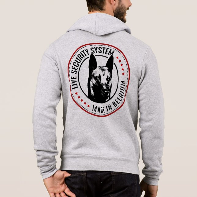 Belgian shepherd - Malinois Hoodie (Back)