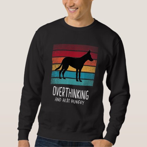 Belgian Shepherd Malinois Retro  3 Sweatshirt