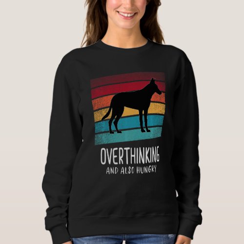 Belgian Shepherd Malinois Retro  3 Sweatshirt