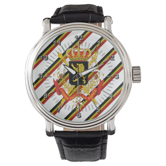 Belgian stripes flag watch (Front)
