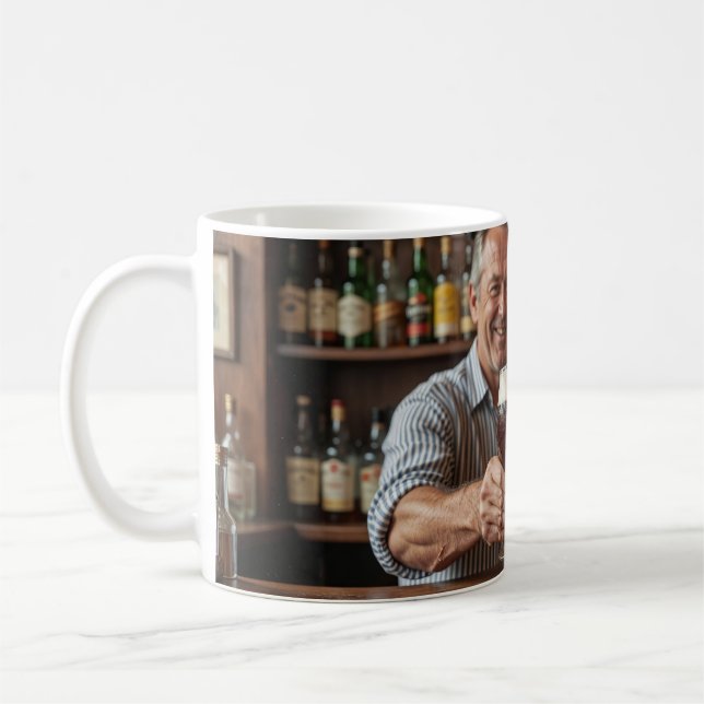 Belgian Tavern Host Souvenir Coffee Mug (Left)