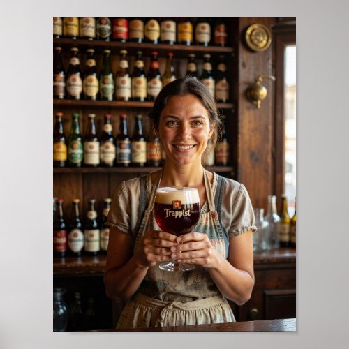 Belgian Tavern Warmth and Welcome Poster
