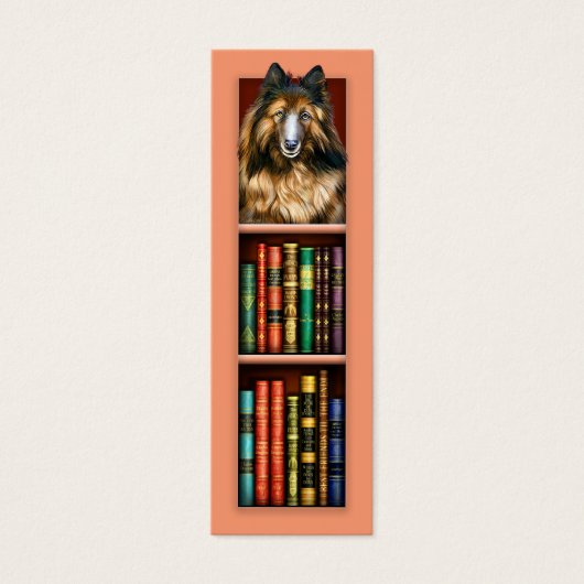 Belgian Tervuren Apricot Bookmark (Front)
