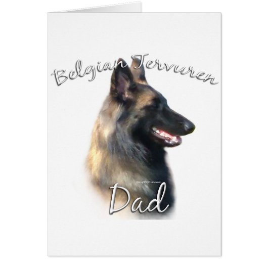 Belgian Tervuren Dad 2 Cards (Front)