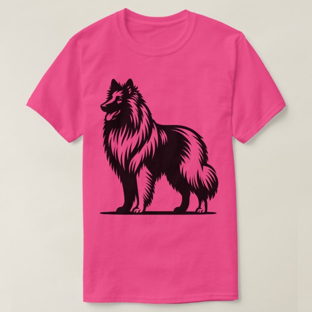 Belgian Tervuren Dog T-Shirt (Design Front)